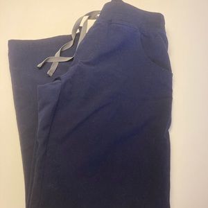 Figs Navy Blue Scrub Pants Small Petite